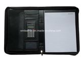 A4 Business Leather Compendium Holder with Calculator