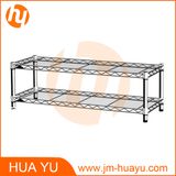 Two Tier Square Wire Shelving/Wire Stand/Wire Rack