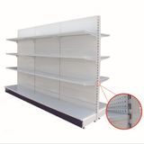 Powder Coating Metal Peforated Supermarket Display Shelving by Manufacturer