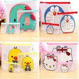Cartoon PVC Document Bag with Zipper Lock