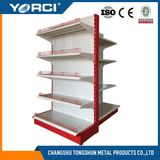 Perforated Panel Metal Supermarket Shelf/Supermarket Gondola Shelf