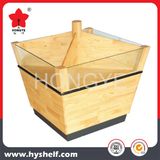Supermarket Wooden Display Rack