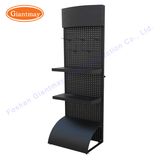 Floor Display Retail Hook Shelf Pegboard Display Rack for Garden Tool