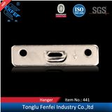 Nickle Steel Two Hole Picture Frame Hanger