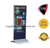 Custom Acrylic Restaurant Menu Holder with Aluminum Base (YYB-848)