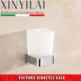 German Modern Chrome Solid Brass Tumbler Holder for Bathroom Accessories