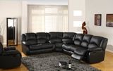 2018 Living Room Furniture Reclining Leather Corner Sofa Seating Unit with Cup Holders, Multiple Colors