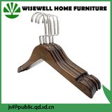 Wood Adult Clothes Hanger with Chrome Swivel Hook (WHG-A07)