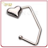 Promotion Gift Hot Sale Heart Nickel Plated Bag Holder