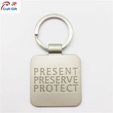 Customized Square Fancy Metal Keychain