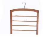 Brown Paint Multifunctional Wooden Hanger for Anti-Strip