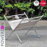 OEM Grey Foldable Magazine Rack (PL08-7316)