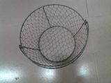 Single Handle Metal Basket-Weave Holder