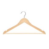 Wooden Suit Hanger with Bar (WH002-N)