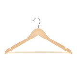 Wooden Suit Hanger with Bar (WH002-N)