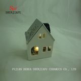 Small House   Ceramic Candle Holders/B