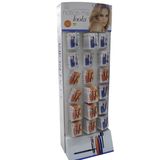 Fashion Paper Cardboard Hook Hanging Counter Display Boxes