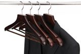 Garment Usage Hangers for Clothes Wooden Gold Luxury