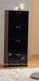 Modern 4 Drawers High Gloss Wooden Shoe Cabinet (XE41)