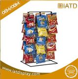 OEM Modern Supermarket Store Snacks Display Rack Shelf
