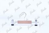 New Design High Quality Clothes Wooden Hanger (YLWD32512-NTLB1) for Supermarket