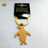 High Quality Custom Design Metal Animal Keychain with Key Ring