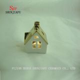 Small House   Ceramic Candle Holders/D