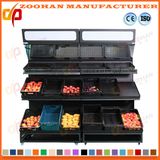 Supermarket Shop Retail Store Fruit Vegetable Rack with Mirror (Zhv61)