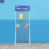 Store Floor Standing Hanging Hook Iron Wire Mesh Tools Display Rack