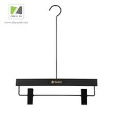 Black Plastic Bottom / Garment Hanger with Long Hook