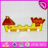 2014 Household Necessities Clothes Hook for Kids, Popular Wooden Hook for Children, Hot Sale Lovely Wall Hook for Baby W09b047