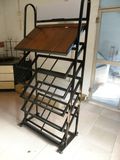 Capable Assembling Multi-Layer Floor Type Metal Display Rack