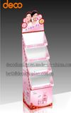 Cosmetic Cardboard Display Stand Floor Display Shelf