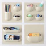 Multifunction Toothbrush Holder Kitchen Bathroom Stand Set Wall Mount Rack