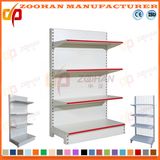 Customized Steel Iron Shelving Supermarket Flat Back Panel Wall Shelves (Zhs583)