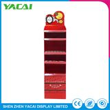 Floor Paper Exhibition Booth Stand Cosmetic Products Display Rack
