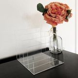 Sturdy Acrylic Eyeshadow Palette Organizer Countertop Display Holder