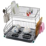 Kitch Housware Metal 2 Tiers Dish Rack