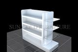 New Design Modern Square 4 Tier Island Display Rack (SZ-WDR031)