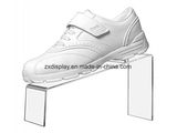 Custom Clear Acrylic Shoe Slanted Riser, Acrylic Shoes Display Stand