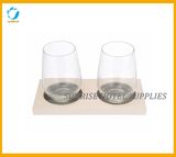 Acrylic Bottles Holder Glass Holder for Hotel