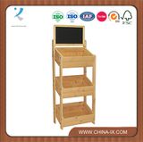 Floor Standing 3 Tier Dump Bin with Blackboard Head