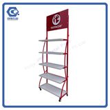 Floor-Standing Metal 5 Tiers Lubricating Oil Display Rack