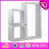 2015 Eco- Friendly MDF Rack, MDF Rack Wooden Wall Shelf for Promotion Gift, MDF Display Racks Wall Wooden Floating Shelf W08c101c