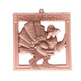 Custom Metal 30km Mistrzostwa Polski Bronze Finishing Running Sport Medal Hanger