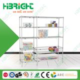 Heavy Duty Chrome Wire Display Rack Shelving