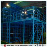 Portable Adjustable Work Platform, Heavy Duty Shelving Storage Mezzanine