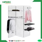 Wire Grid Display Shelf Stand