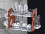 Dish Rack with Wooden Side Jp-Drtb15-1