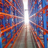 Blue Frame and Orange Beam Durable Industrial Pallet Rack